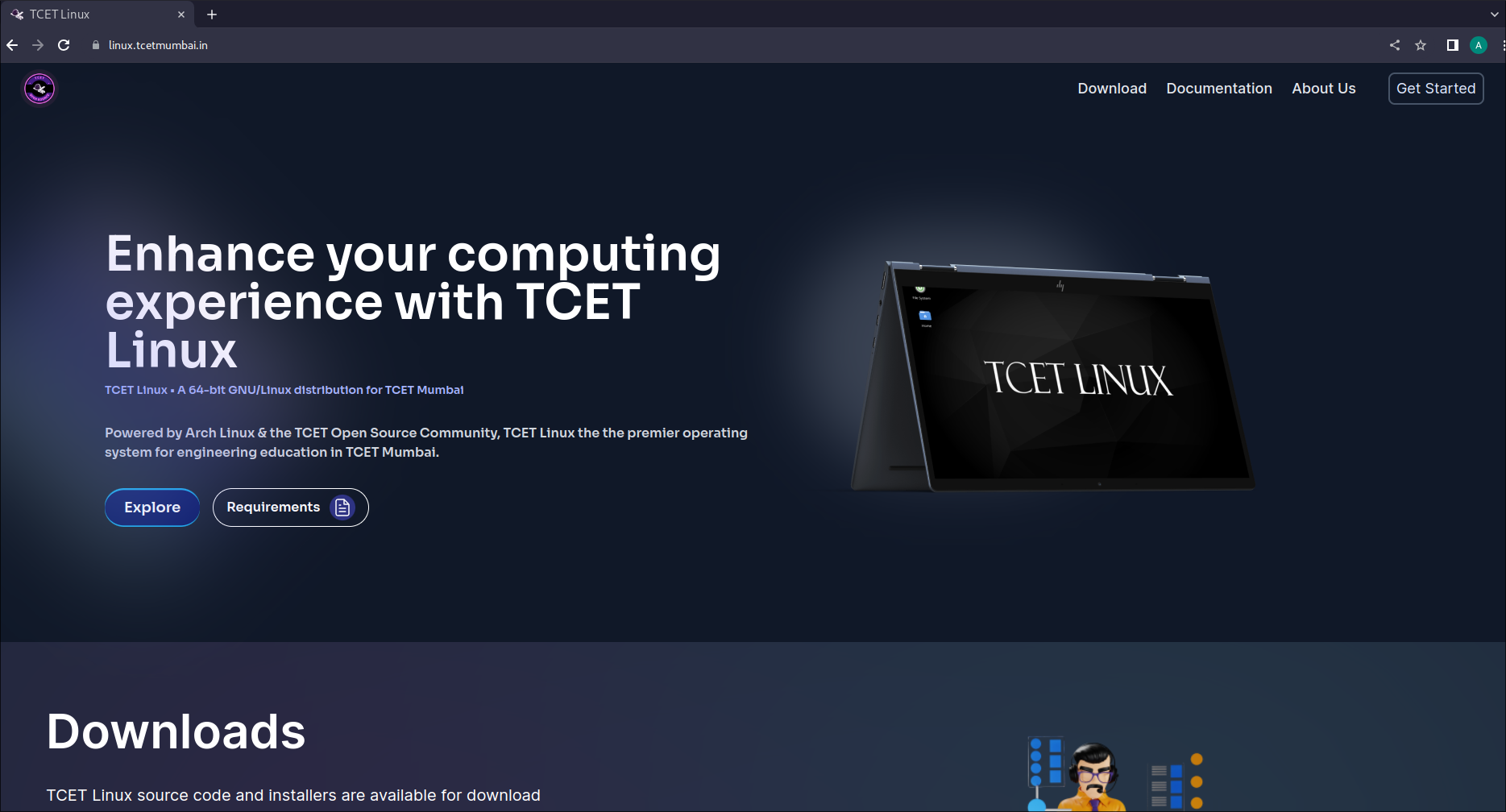 Download TCET Linux